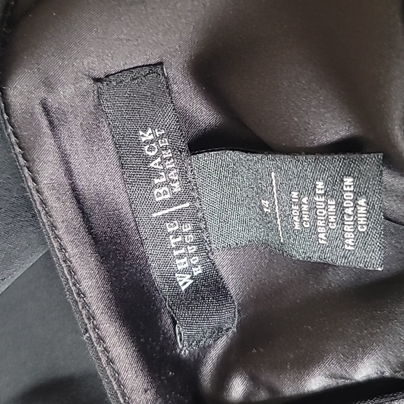 White House Black Market NWOT Stunning Black  Dress Sz 14 - Picture 4 of 6